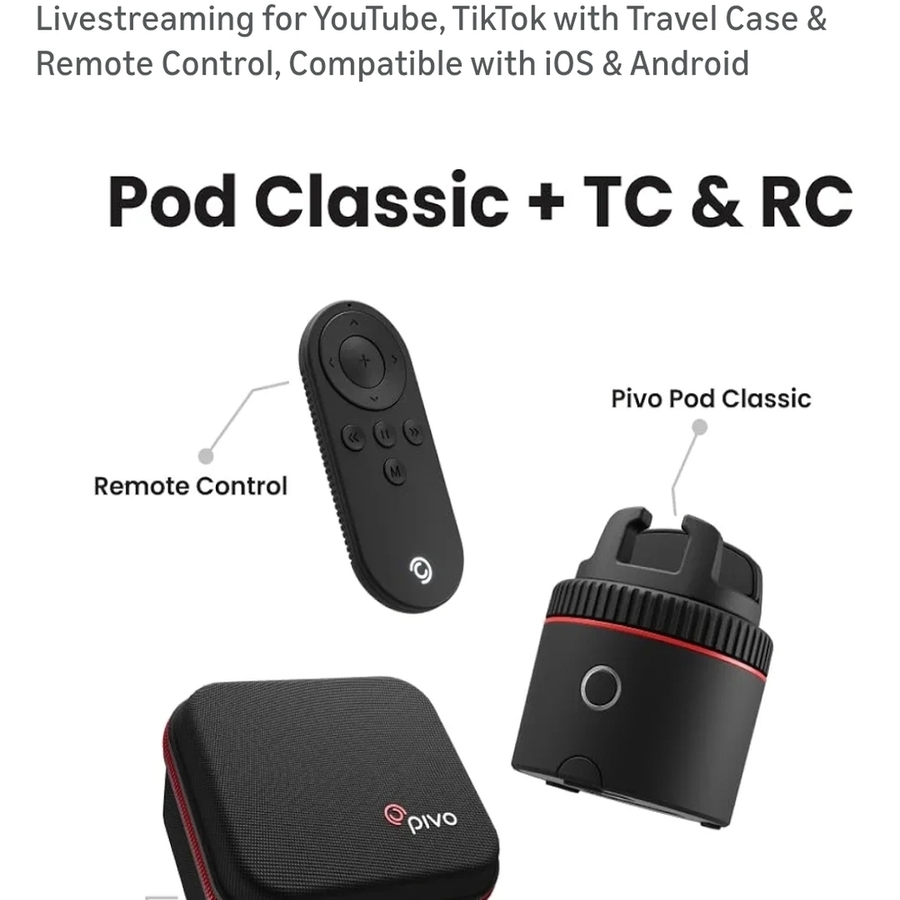 Pod Classic with Remote Control - Black